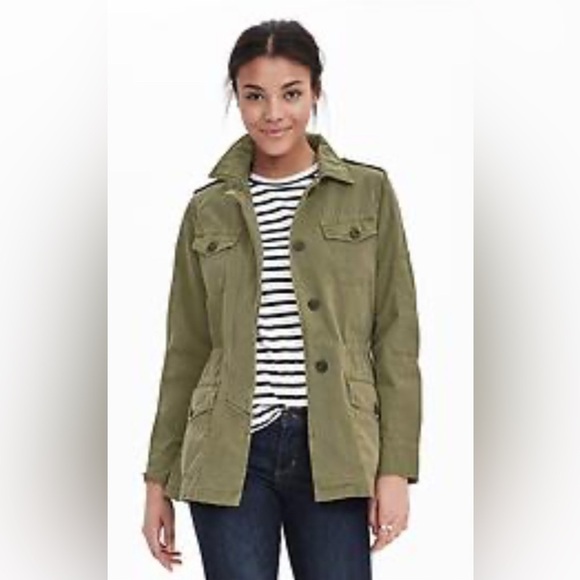 LIKE NEW Banana Republic Military Jacket - Picture 2 of 11